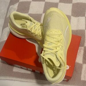 Puma Women's Soft Yellow Athletic Shoes